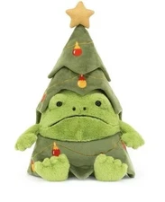 Christmas Tree Ricky Rain Frog plush doll Without Tag+ Dust Bag new