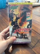 Zorro rides again vhs