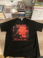 Fiona Apple Fast As You Can XXL T Shirt Black Red Unisex 100% Cotton