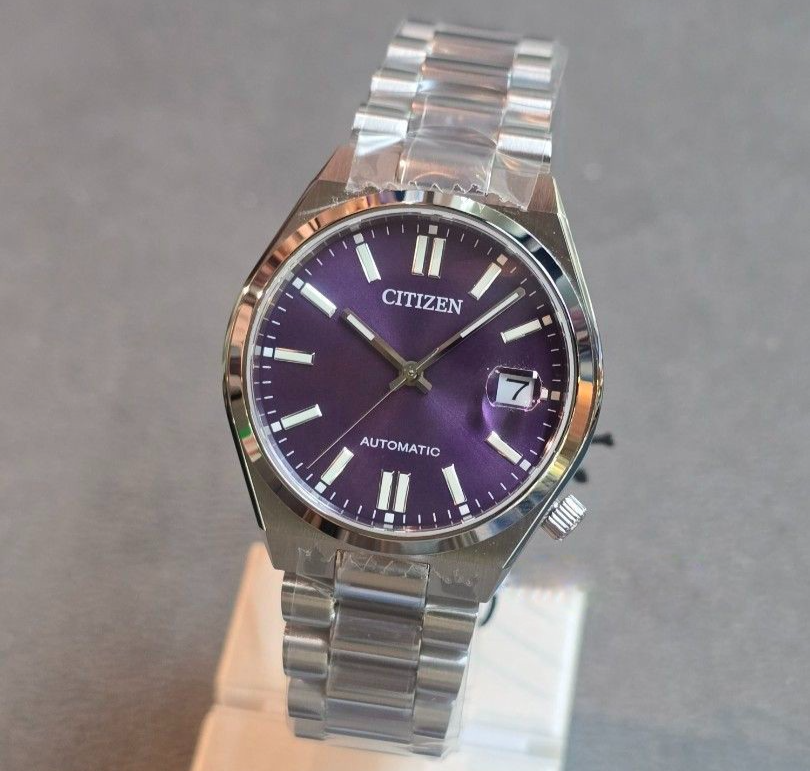 Citizen “TSUYOSA” Purple Dial Automatic Stainless Steel Men's