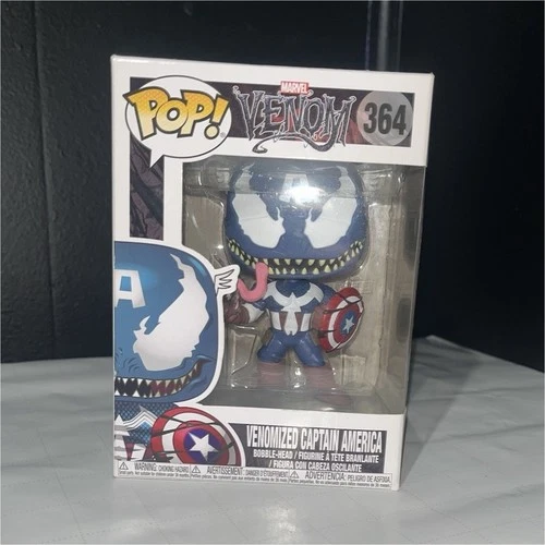 Funko Marvel Venomized Captain America Pop! Vinyl #364 Bobblehead Figure