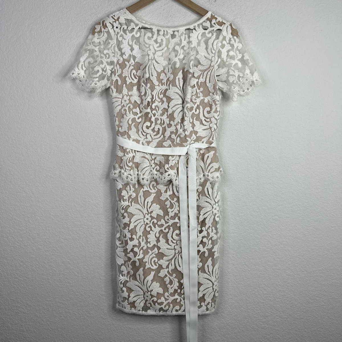 white short dress lace Isadora Lace Mini Dress