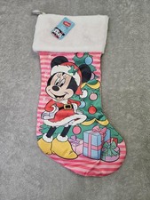 New Disney Minnie Mouse Christmas Stocking Sparkly by Kurt S. Adler