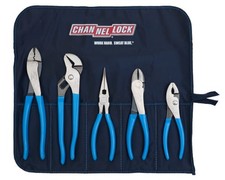 Channellock Tool Roll-1 Technicians Plier Set 5 Piece Set