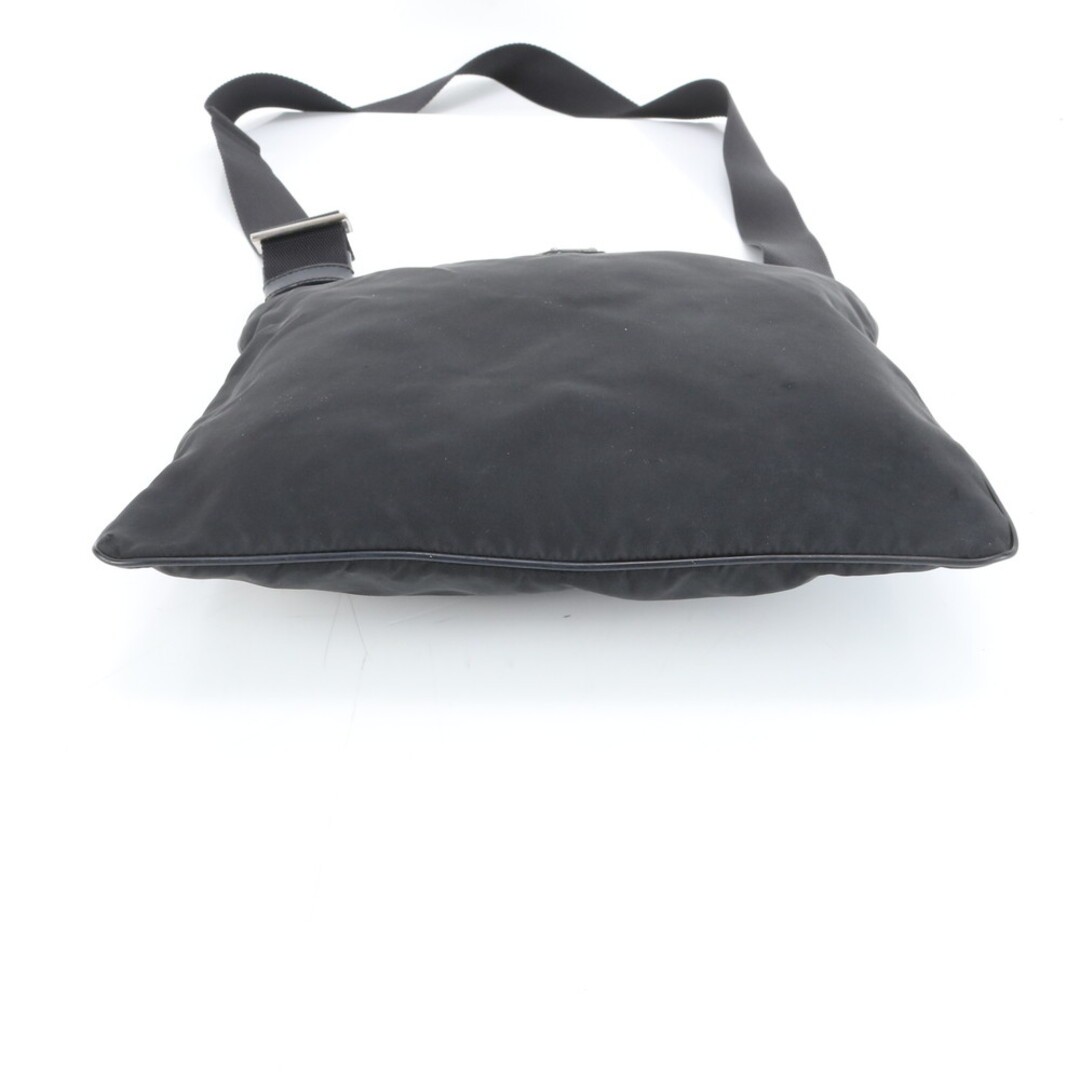 item Prada Tessuto nylon triangle logo leather shoulder bag messenger black men thumbnail 6