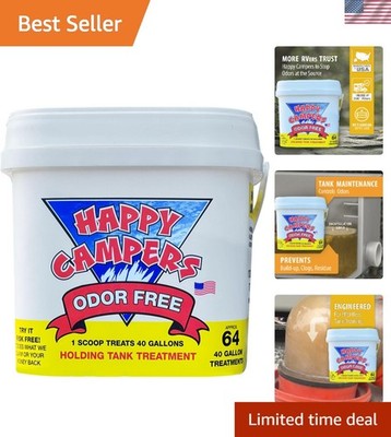 Concentrated Odor Control for RV/Marine Tanks - 64 Granule Treatments Available