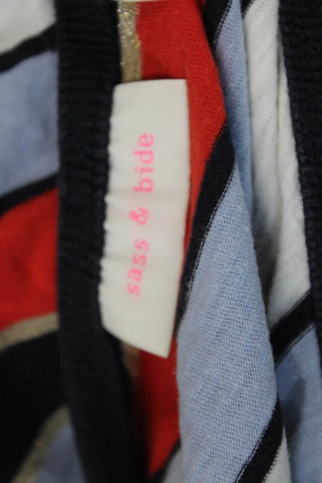 Sass & Bide 女式条纹长裙多色超小号 — 第 4/4 张图片