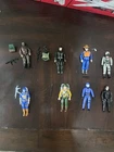 Gijoe 8 figure lot Night Force Ripcord,Duke,Cobra Commander, Bats, Firefly, and
