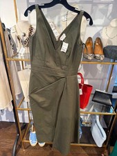 Alexander McQueen Size 42 Olive green Dress