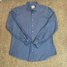 Ben Sherman Men's Tailored Slim Fit Long Sleeve Button Down Dress Shirt