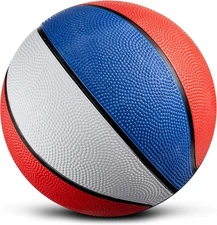Rubber Mini Basketball Balls for Kids 7 Inch, Size 3 Pack of 3 - Pool Basketball