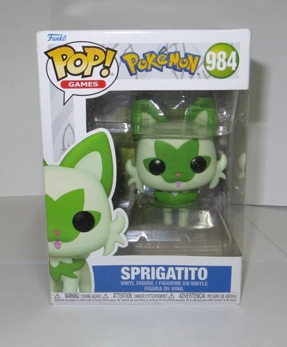 NEW Funko Pop! Games Pokemon Sprigatito #984 Vinyl Figure SEALED