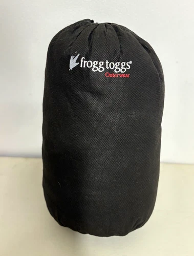 Frogg Toggs Men's Puffer Jacket Black Nylon Full Zip Stand-Up Collar Size S - product listing photo