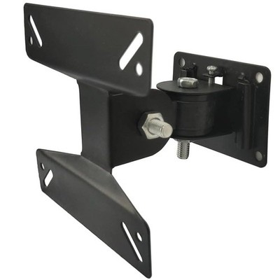 TV Monitor Wall Mount Tilt Swivel Small Bracket Fits 14 17 19 20 22 24 Inch L...