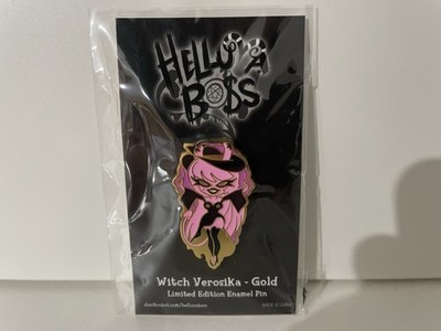 HELLUVA BOSS - HEXE VEROSIKA EMAILLE PIN HALLOWEEN 2021 SHARKROBOT HAZBIN HOTEL