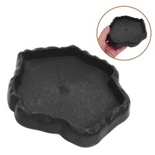 Reptile Food Water Bowl Dish Feeding Corner for Reptiles Bearded Dragon