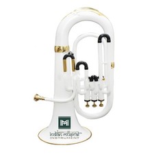 Bb 3-Valve Euphonium Brass Musical Instrument with Mouthpeice and Hard Case.