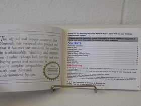 Snake Rattle N Roll NES Instruction Manual Booklet Only NES-RJ-USA ORIGINAL