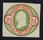 CKStamps: US Cut Square Stamps Collection Scott#U44 Unused H NG