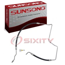 Sunsong Power Steering Pressure Line Hose for 2002-2009 GMC Envoy Assembly iv