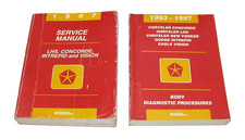 1997 Chrysler Concorde Dodge Intrepid Service And Body Diagnostic Manuals 1997 Chrysler Concorde Dodge Intrepid Service And Body Diagnostic Manuals