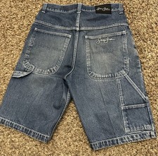Vintage Sean John Jean Shorts Mens Denim Baggy 90s Y2K Skater Hiphop Sz 34x13
