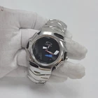 OAKLEY BLADE Mens Wrist Watch Black Dial Date Stainless Band & Case Swiss
