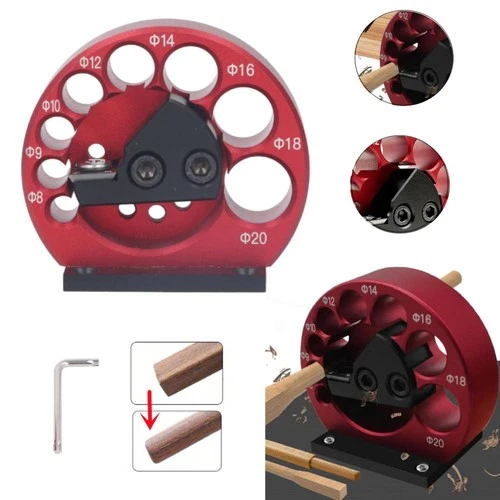 8 to 20mm Dowel Maker 8 Holes Adjustable Dowel Maker Kit Dowel Cutter Plate