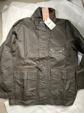 Barbour Men's Wax Jacket Re Engineered Sordale Size M BNWT RRP £349 Brown