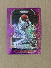 2022 Panini Prizm Anthony Rendon Purple Shimmer /7! Angels! SSP