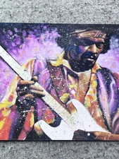 Jimi Hendrix Watch Tower Stephen Fishwick 2014 11x14 Large Art Postcard