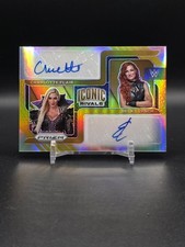2022 Prizm Wwe Charlotte Flair Becky Lynch Gold Iconic Rivals Dual Auto 10 2022 Prizm Wwe Charlotte Flair Becky Lynch Gold Iconic Rivals Dual Auto 10