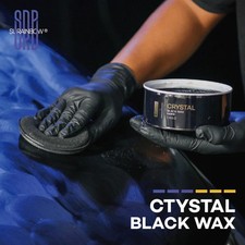 Crystal Black Wax Paste Wax - Premium Car Wax for a Deep, Reflective Shine Gloss