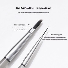 Nail Art Brush Checker Nail Drawing Painting Line Brush Nail Art Tool Acrylic-y