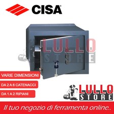 CASSAFORTE MURALE CISA  ART.82210.21 VARIE DIMENSIONI (DA 2 A 6 CATENACCI)