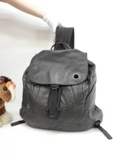 Bottega Veneta Backpack Lambskin Leather Ash Rucksack Handbag @B05308902Z