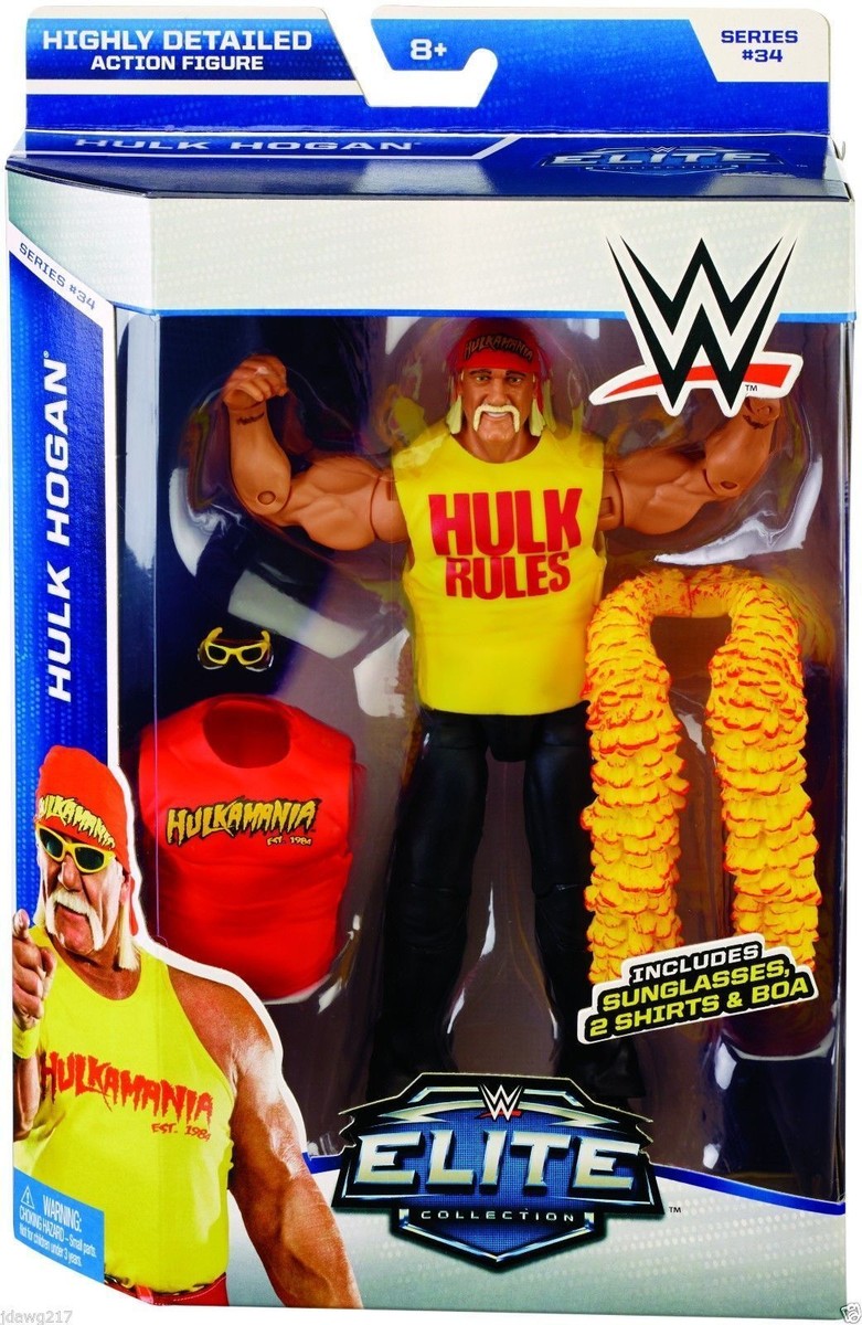 WWE HULK HOGAN ELITE SERIES 34 WRESTLING WWF HULKAMANIA HULK