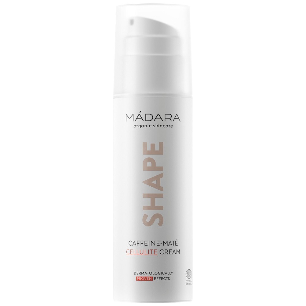 Crème anti-cellulite efficace Madara Shape au marron d'Inde et caféine naturelle pour femme