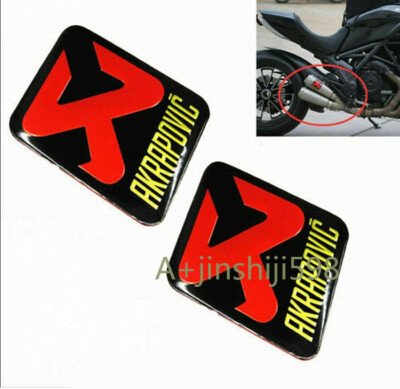 Car Motorcycle Aluminium Heat-resistant Exhaust Pipes Sticker - Foto 8