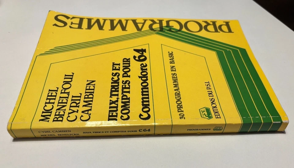 Livre Jeux Trucs & comptes 30 Programmes en basic Commodore 64 Edition PSI 1984 - Photo 2/4