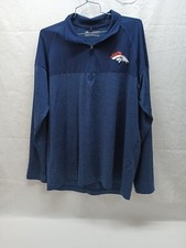 Denver Broncos NFL Combine Under Armour 1/4 Zip Men  s Large Long Sleeve Shirt
