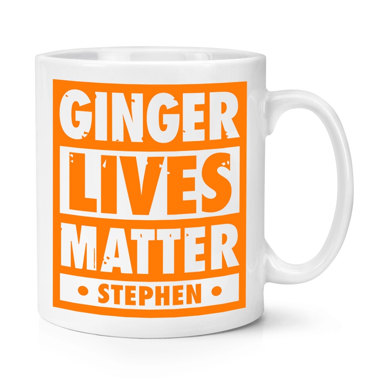 Personalised Ginger Lives Matter 10oz Mug Cup Funny Joke Rude Birthday Red Head
