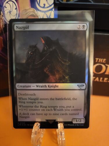MTG Nazgûl The Lord of the Rings Tales of Middle-earth 100 Foil Uncommon NM - Picture 1 of 2
