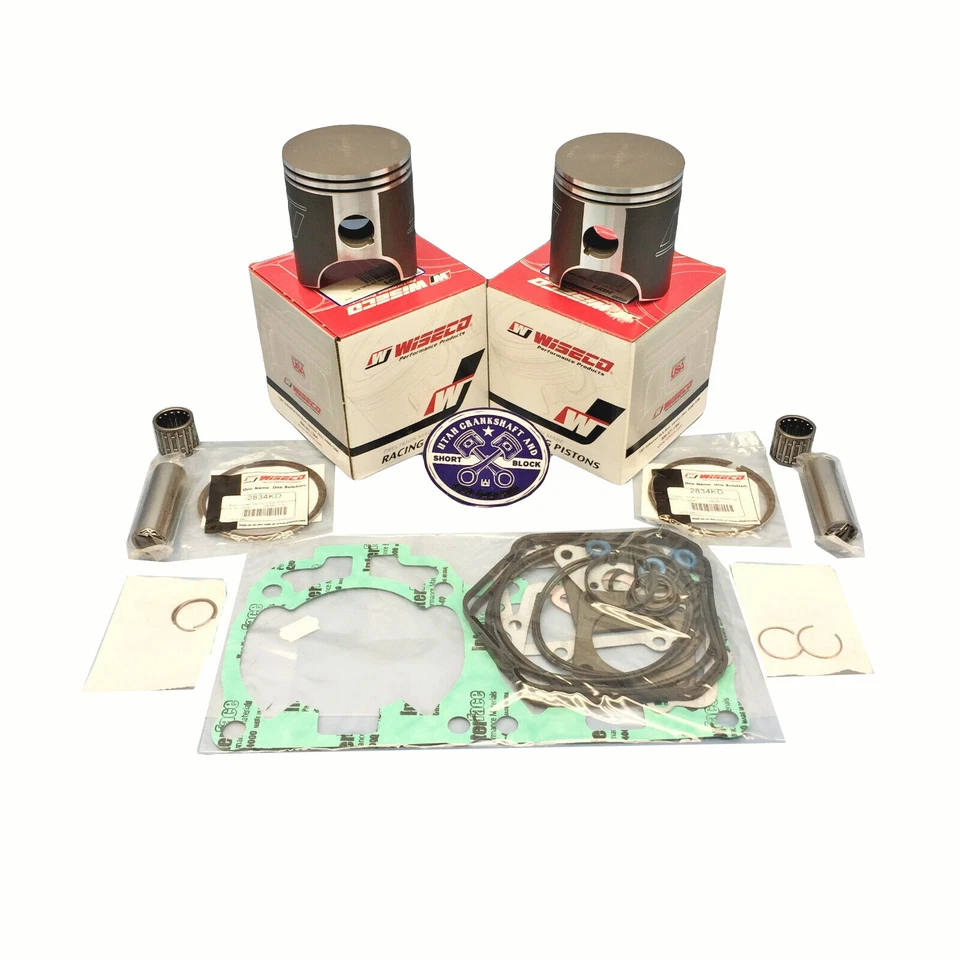 72mm STD Wiseco Dual Ring Pistons Gaskets 2005-2008 Ski-Doo 600 HO SDI MXZ GSX - Image 2 of 4