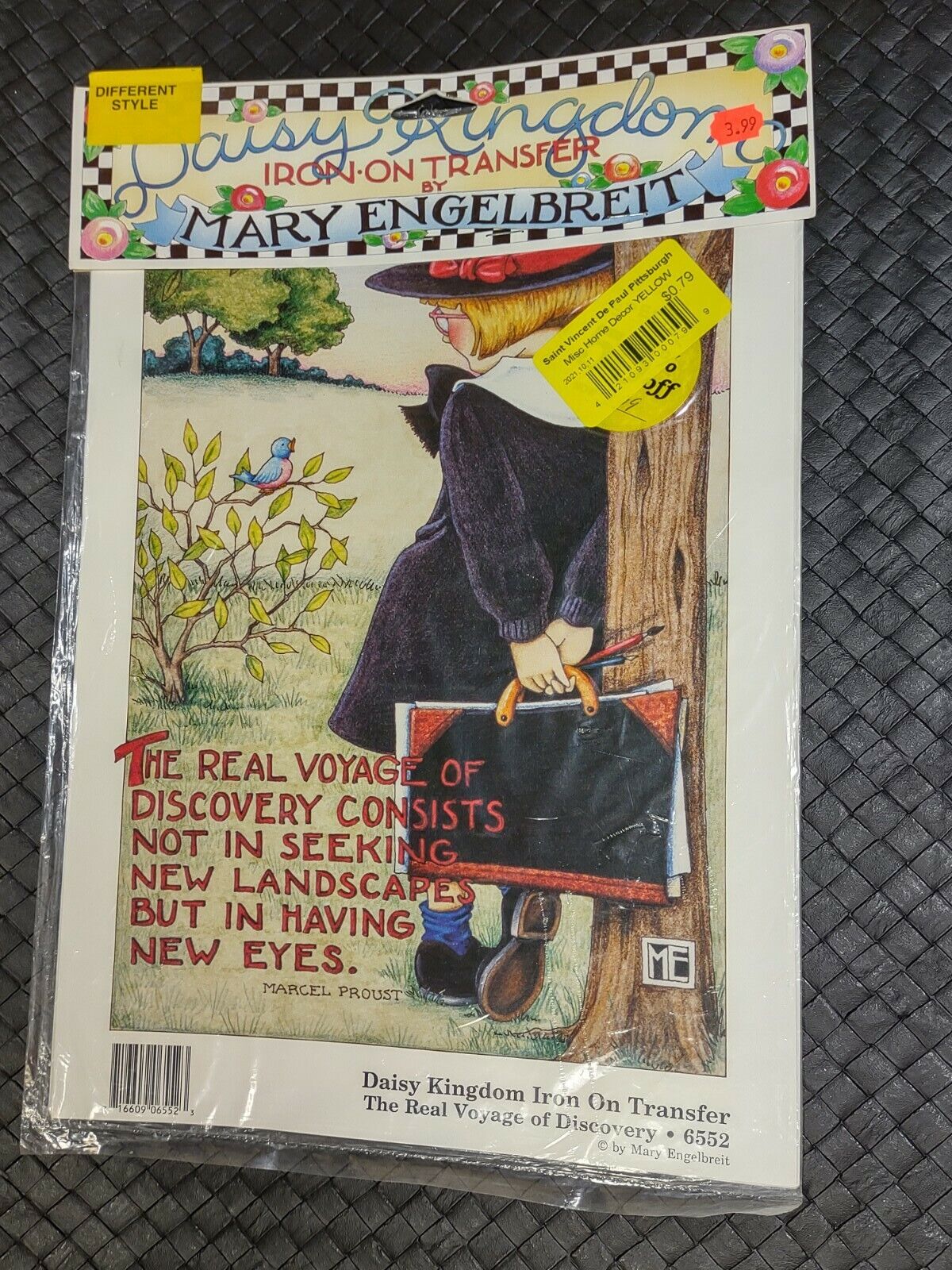 1990 Mary Engelbreit Iron On Transfer The Real Voyage Of Discovery Daisy Kingdom