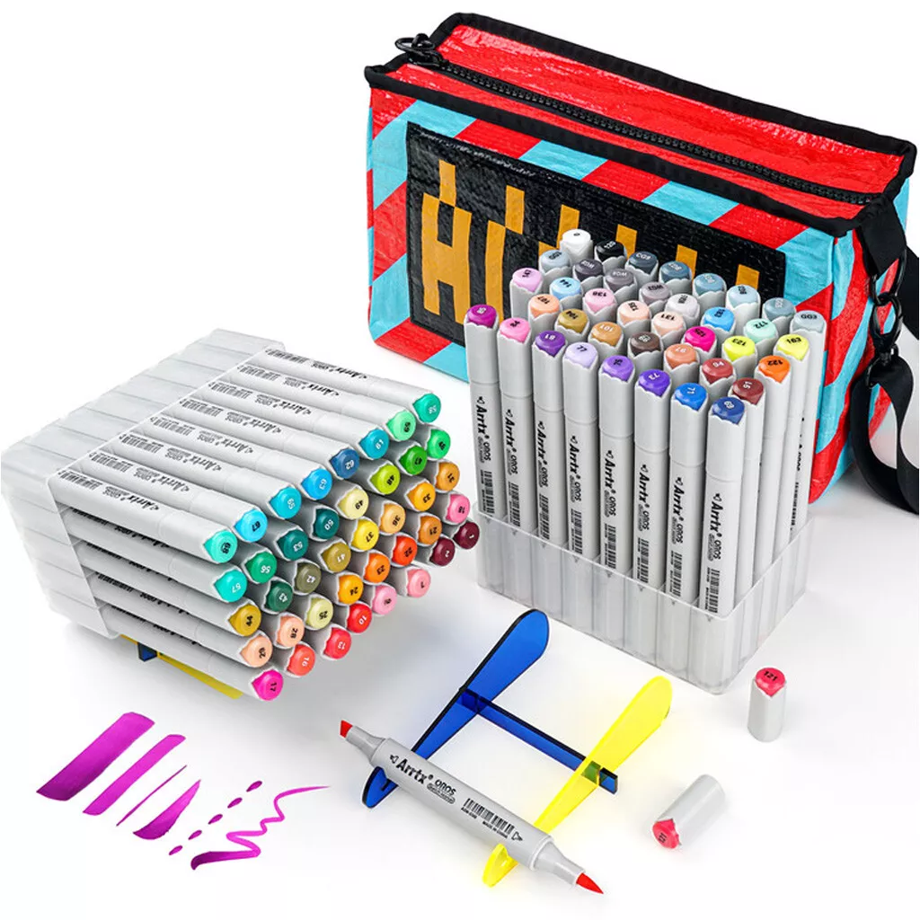 Arrtx] OROS Brush Marker Pen 80 Color A Set