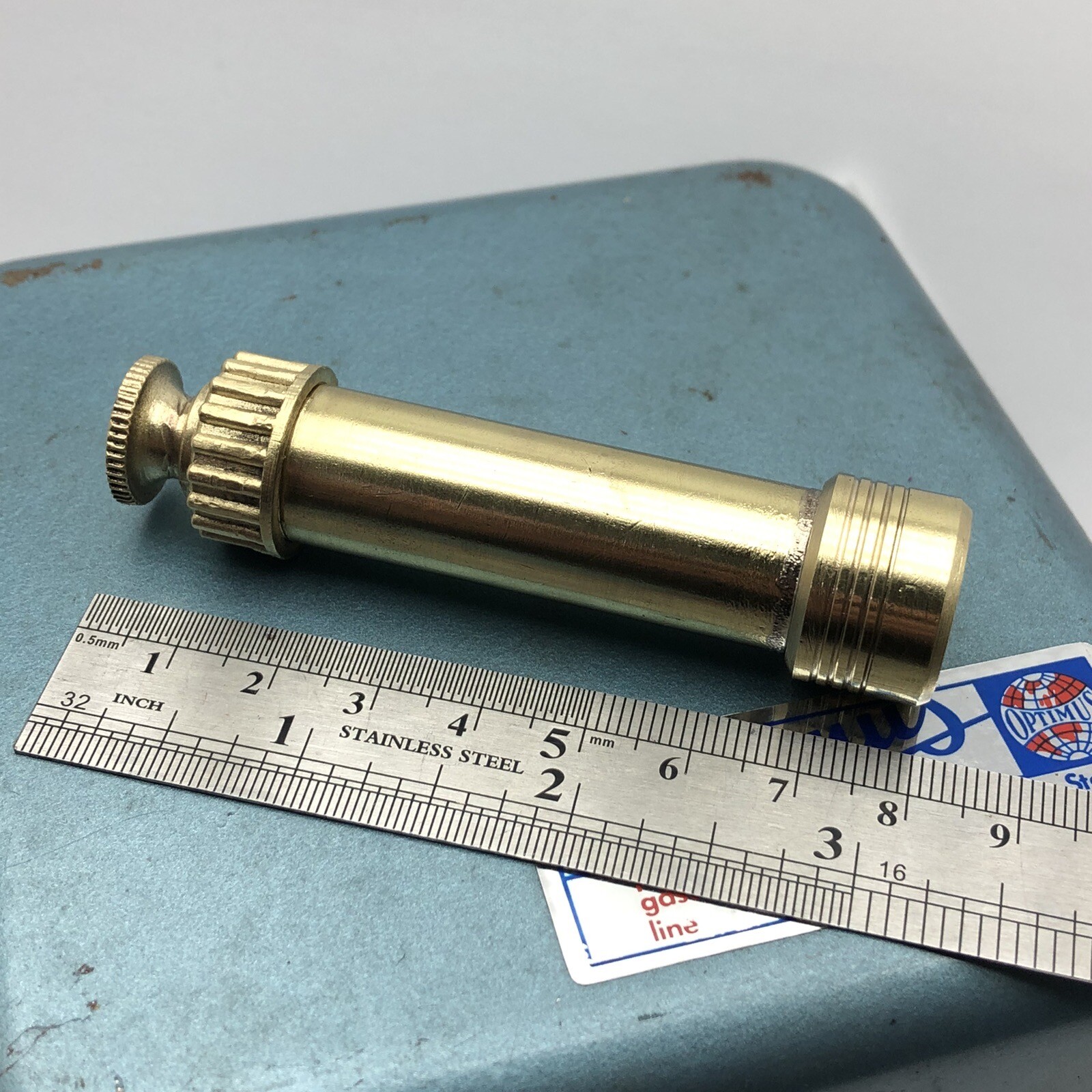 Optimus Stove Brass Mini Pump Short  8R 99 199 111 Svea 123