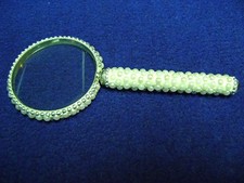 Magnifying Glass - Beautiful Pearl accent Handle - Silver tone accents