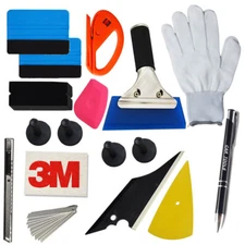PRO Car Wrapping Tools Kit, Car Window Tint Squeegee Vinyl Film Installation NEW