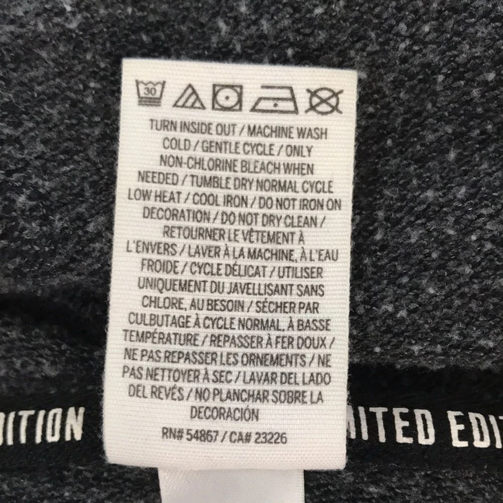 UNDERCOVER Felpa con cappuccio Victoria's Secret rosa edizione limitata maniche a righe Racer